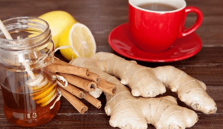 iktidar için zencefil ile sağlıklı içecek